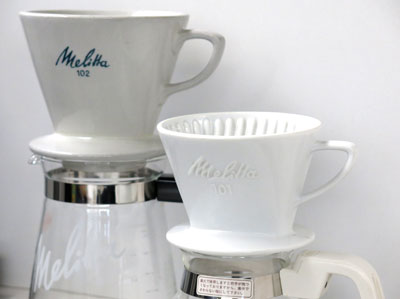 メリタ陶器製コーヒーフィルター　101、102　