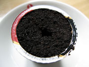 抽出後のコーヒー粉（キューリグ Kカップ)