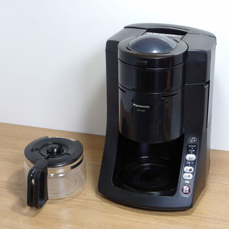 【Panasonic】 パナソニック 沸騰浄水コーヒーメーカー NC-A55P（ミル付き全自動タイプ）